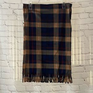 Soft plaid scarf